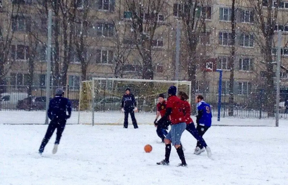Can you play soccer in snow